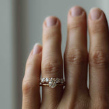Low Set Diamond Solitaire Ring
