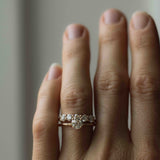 Low Set Diamond Solitaire Ring