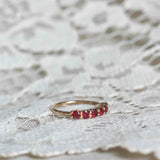 Mini Angel Ring with Rubies