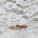 Mini Angel Ring with Rubies
