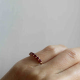 Mini Angel Ring with Rubies