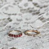 Mini Angel Ring with Rubies