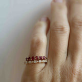 Mini Angel Ring with Rubies