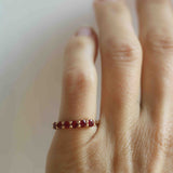 Mini Angel Ring with Rubies