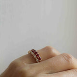 Mini Angel Ring with Rubies