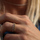 Jade Petite Ring with Chocolate Diamonds