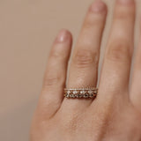 Mini Brigitte Ring with Champagne Diamonds