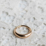 Minimalistisk Dome Ring