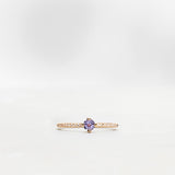 Not At All Tiny Sparkle Ring med Lavendelsafir och Diamantsparkle