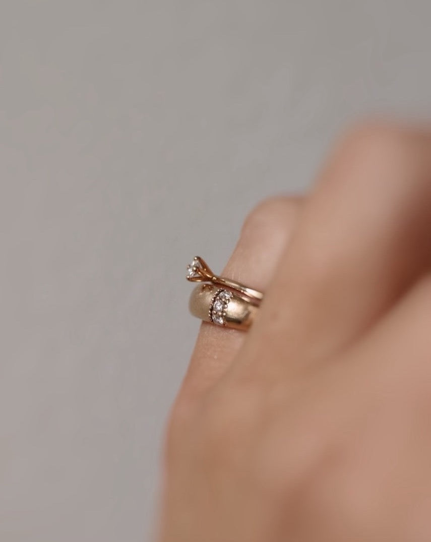 Start Bidding: Pre-Loved Not So Tiny Ring with Diamond