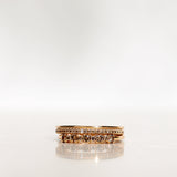 Mini Brigitte Ring with Chocolate Diamonds