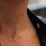 Tiny Letter Necklace