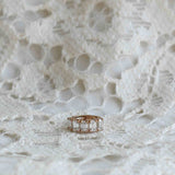 Gammeldags Huggie med Smaragdslipade Diamanter (0.75 CT) (Ny!)