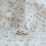 Gammeldags Huggie med Smaragdslipade Diamanter (0.75 CT) (Ny!)