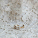 Gammeldags Huggie med Smaragdslipade Diamanter (0.75 CT) (Ny!)