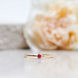Finished: Not So Tiny Diamond Ring with a Hot Pink Sapphire