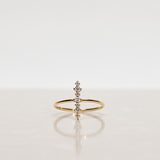 One-Of-A-Kind Brilliant Diamond Bar Ring