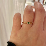 Finished: The Solitaire Ring with Green Tourmaline