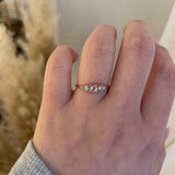 Finished: Elise Ring with Light Pink Morganite and Champagne Diamonds