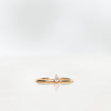 Lily Tiny Diamond Drop Ring