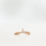 Lily Top Drop Sparkle Ring