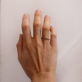 Greta Ring with Dark Chocolate Diamonds