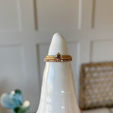 Finished: Pre-Owned Not At All Tiny Diamond Ring with a Champagne Diamond