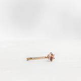 Finished: Solitaire Petite Sparkle Ring with Light Pink Morganite and Diamonds TWVS