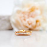 Finished: Lily Tiny Drop Ring with a Yellow Sapphire Drop