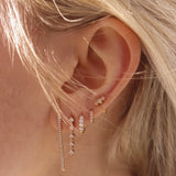 Brigitte Diamond Bar Earring