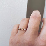 Finished: Pastel Rainbow Hilda Ring